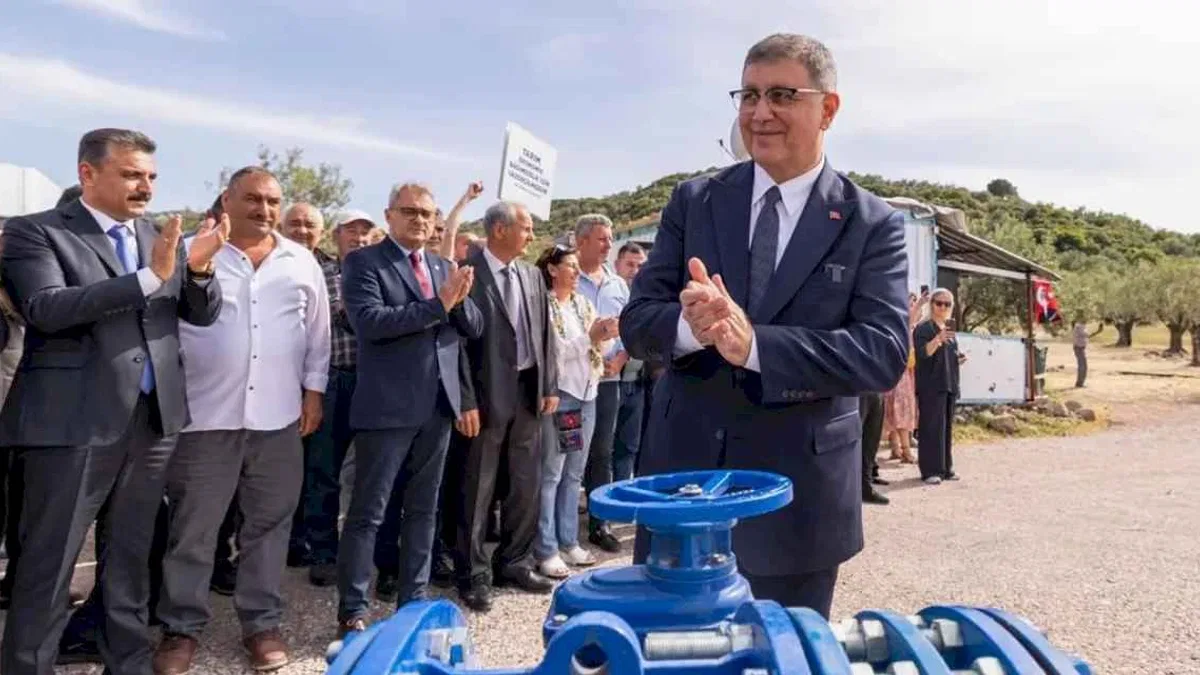 İzmir Dikili’de çiftçiye can suyu