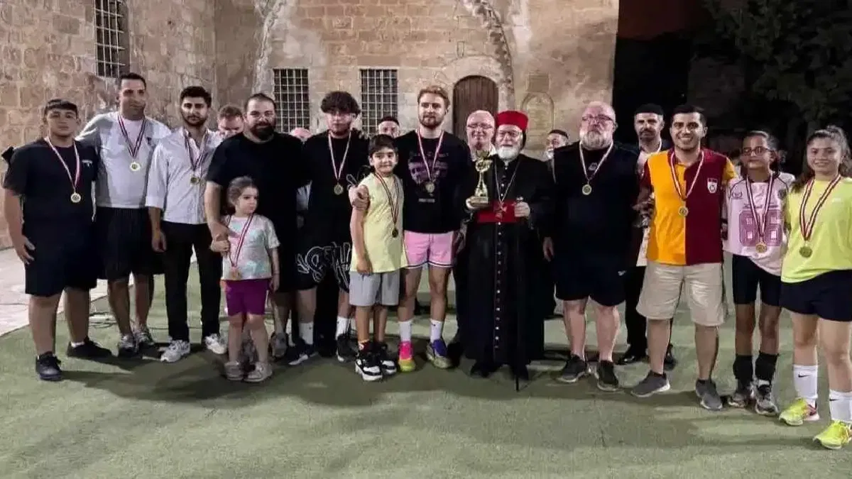 Mardin Kırklar Kilisesi’nde voleybol heyecanı: Şampiyon Mor Behnam