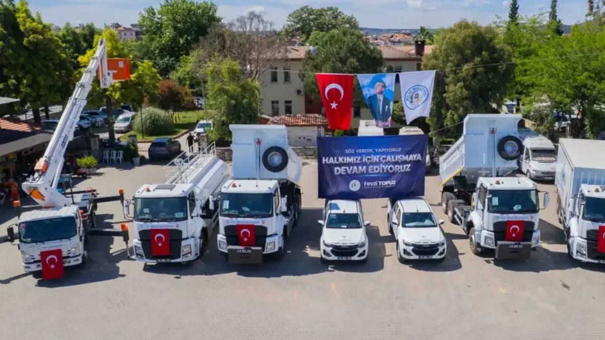 Muğla'da Milas Belediyesi araç filosunu güçlendiriyor