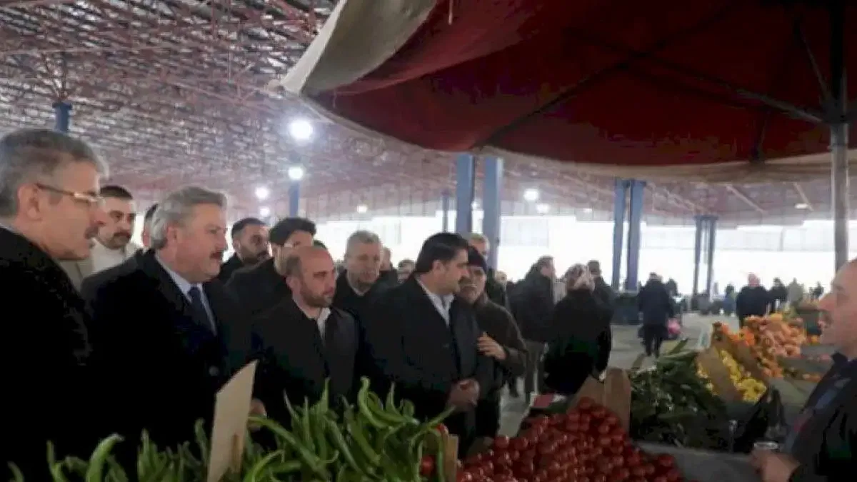 Kayseri Melikgazi'de esnafa ziyaret