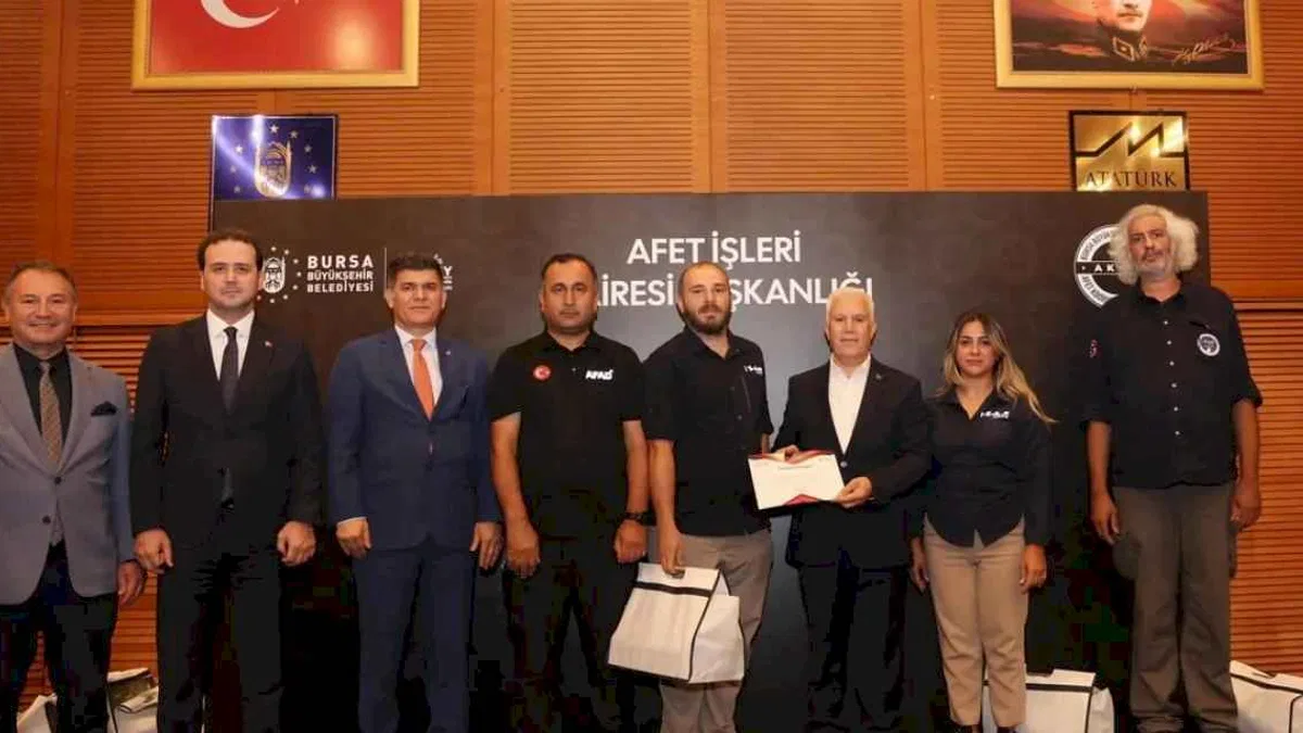 Bursa'nın orman kahramanlarına bir teşekkür de Büyükşehir'den