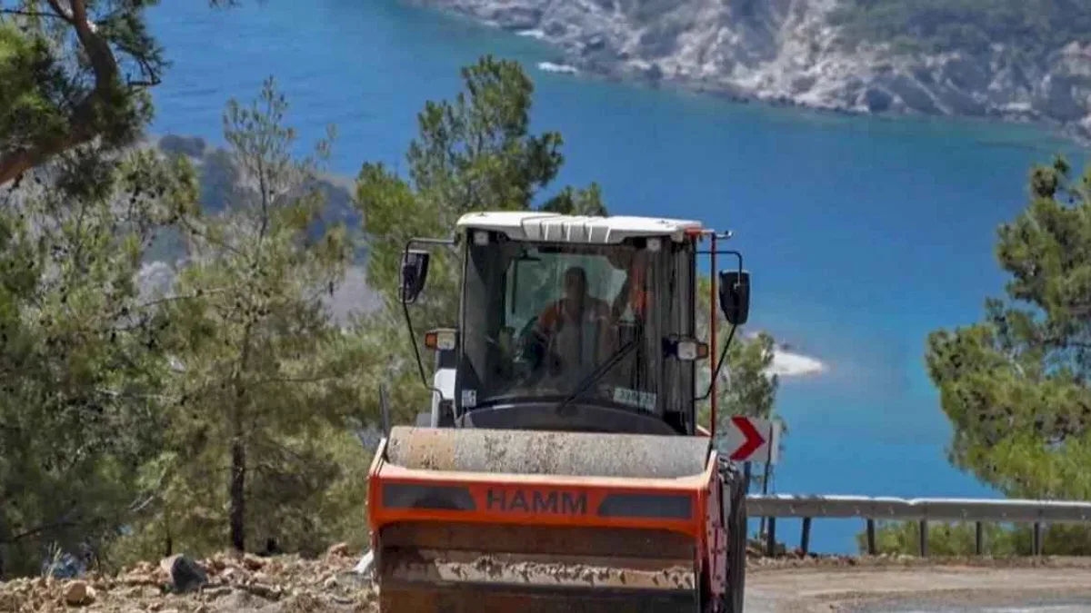 Mersin Büyükşehir’den Yeşilovacık yoluna konforlu dokunuş