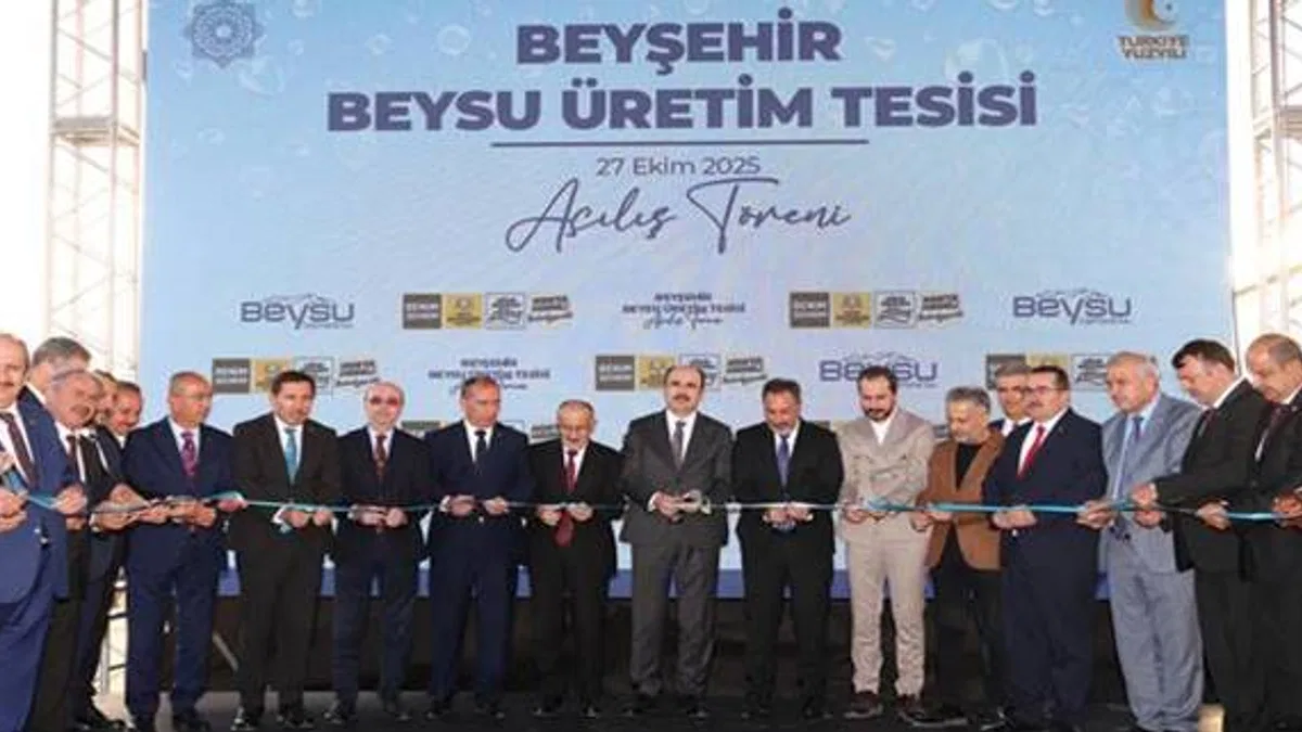 Konya BEYSU'ya 1,1 milyar TL'lik tesis