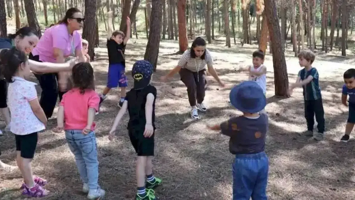 Kocaeli İzmit'te çocuklar doğayla buluştu