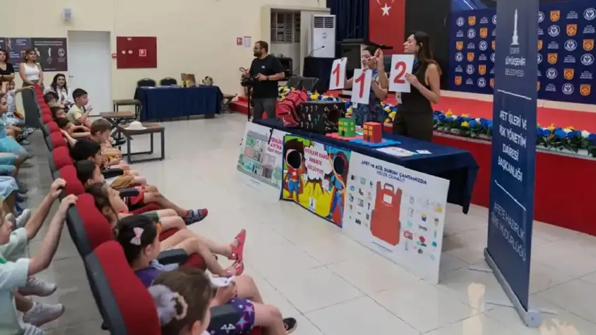 İzmir'de afet bilinci küçük yaşta kazandırılıyor