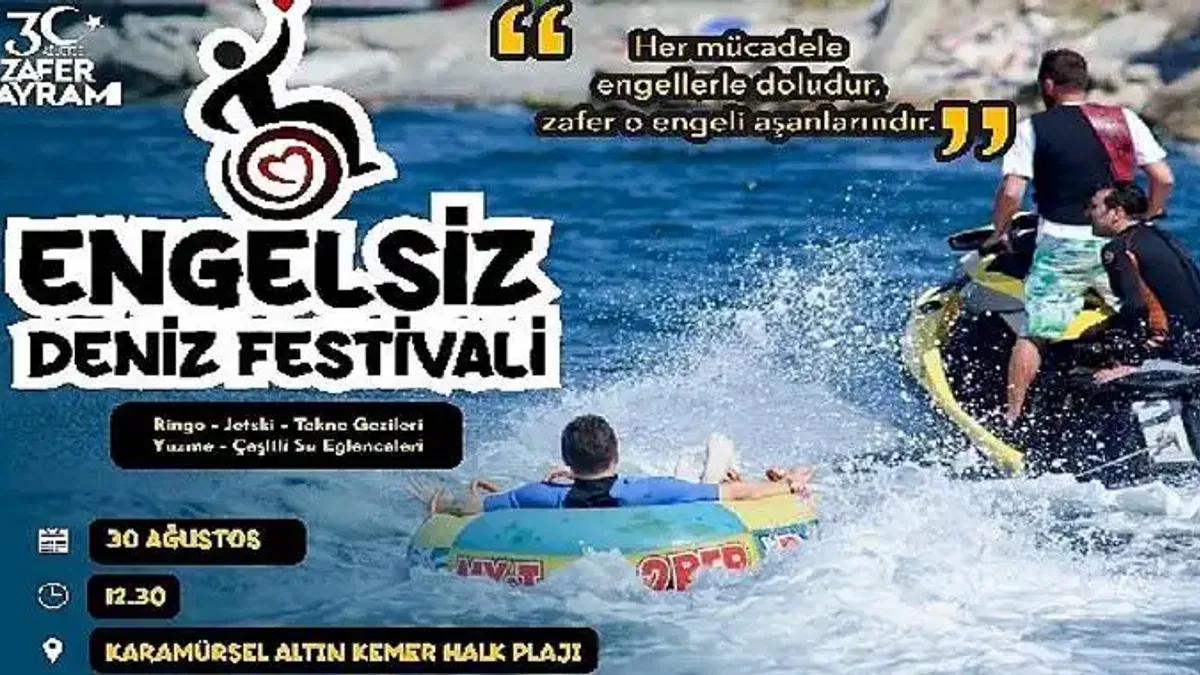 Kocaeli Büyükşehir'den 3. Engelsiz Deniz Festivali