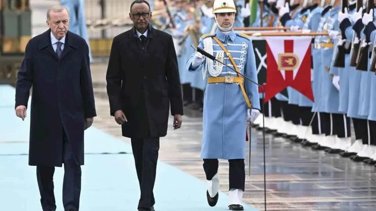 Ruanda Cumhurbaşkanı Paul Kagame Ankara’da