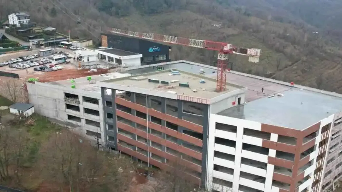 Kocaeli'de teleferik otoparkı gün sayıyor