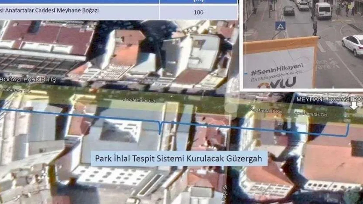 Balıkesir'de park ihlallerine yönelik kamera takip sistemi devreye alınıyor