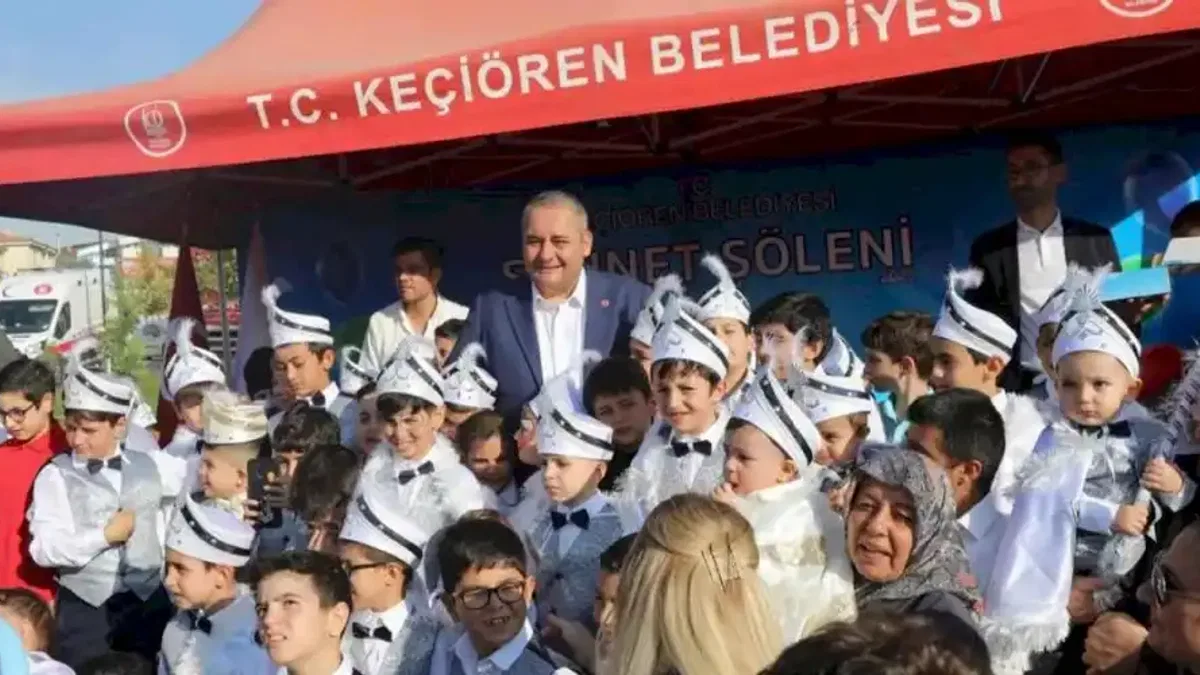 Ankara Keçiören'de sünnet şöleni