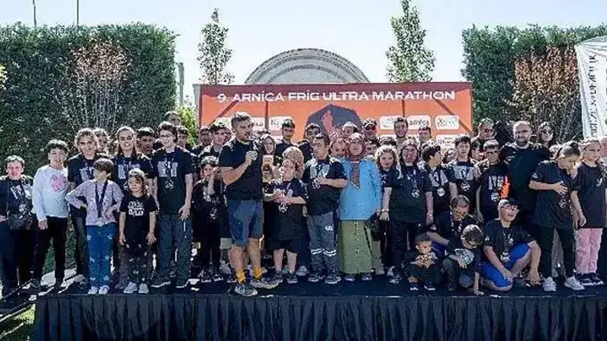 Özel Gereksinimli Çocuklar Frig Maratonu'nda Koştu!
