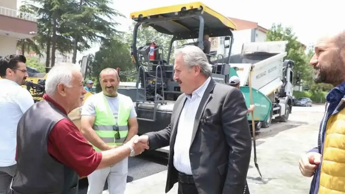 Kayseri Melikgazi asfalt sezonuna hızlı girdi
