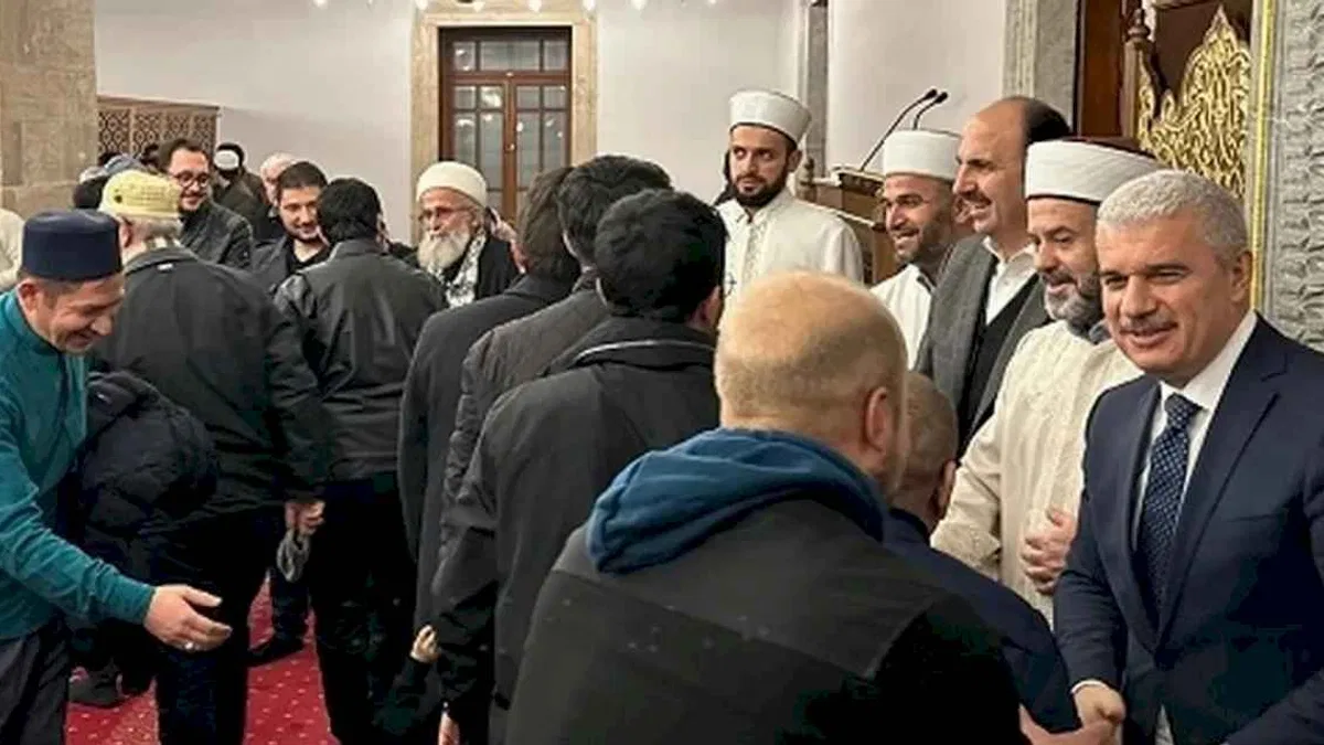 Konyalıların kandiline protokolden tebrik