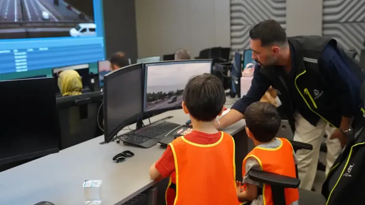 Kocaelili minikler trafik güvenliğini yerinde öğrendi