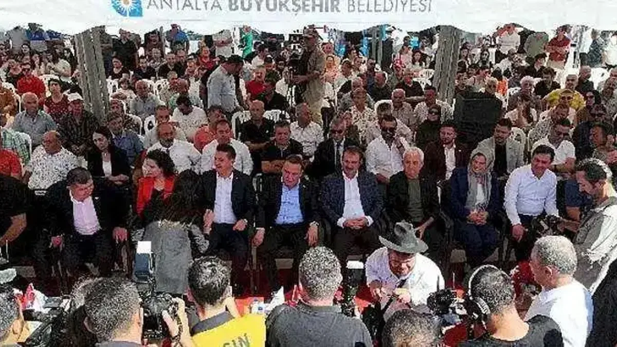 Kumluca Atatürk Stadyumu'nun Temeli Törenle Atıldı