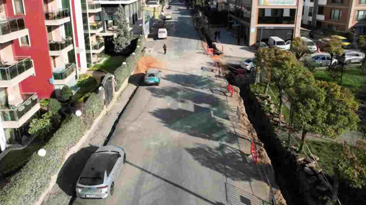Kocaeli Şehit Ergün Köncü Caddesi yenileniyor