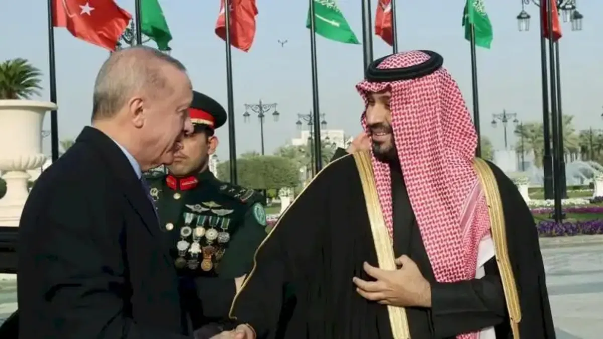 Cumhurbaşkanı Erdoğan, Veliaht Prens ile görüştü