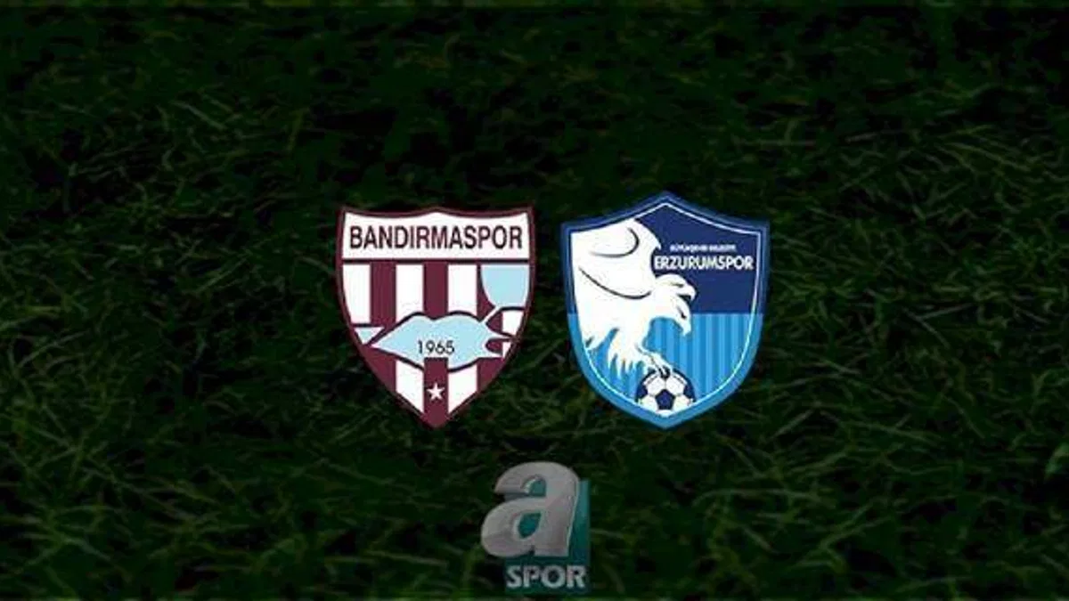 Bandırmaspor - Erzurumspor maçı ne zaman, saat kaçta ve hangi kanalda? | TFF 1. Lig