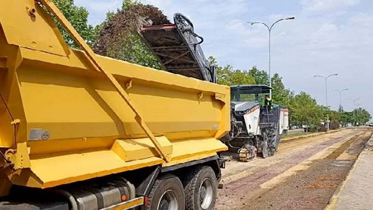 Başiskele Hacı Mecit Bulvarı asfaltlanıyor