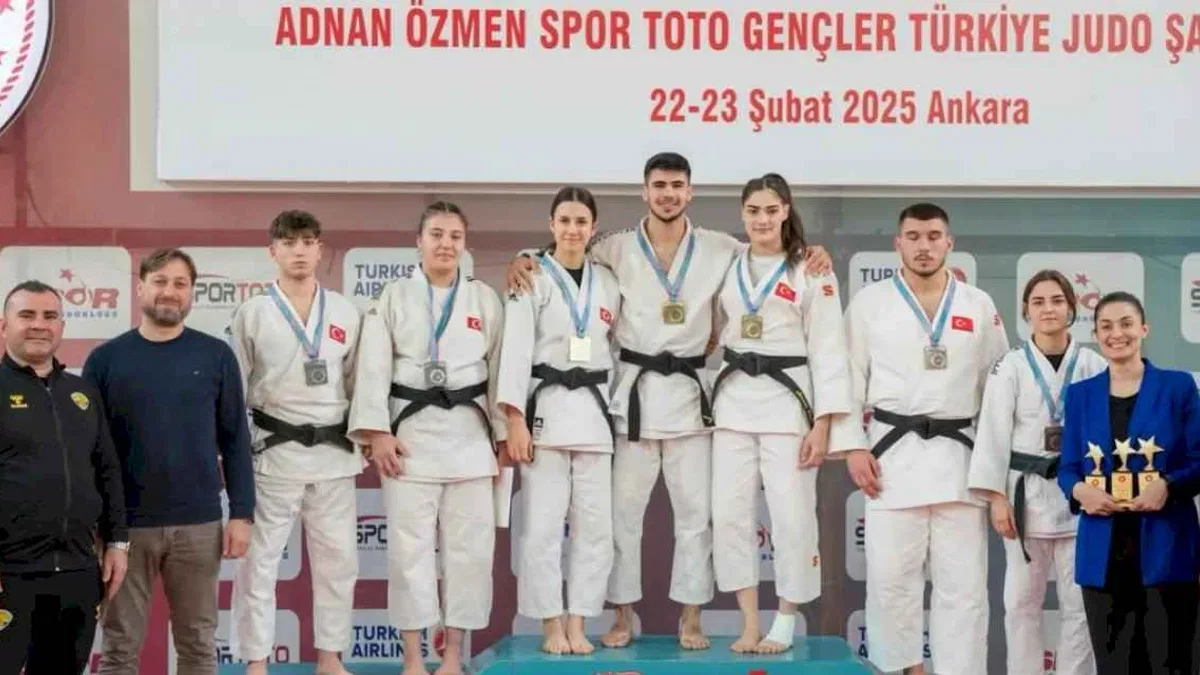 Konyalı Judocular Türkiye Şampiyonası’na damga vurdu