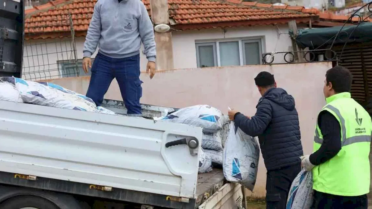 İzmir Güzelbahçe'den kara-kış desteği