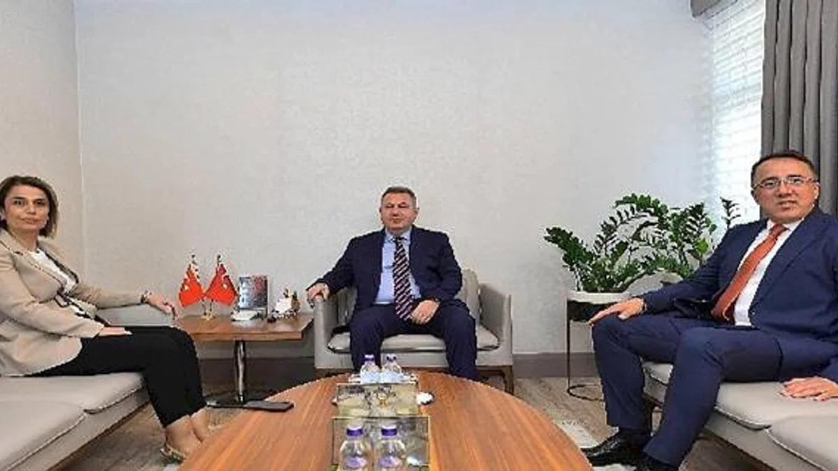 Belediye başkanı Savran'dan adana valisi Elban'a ziyaret