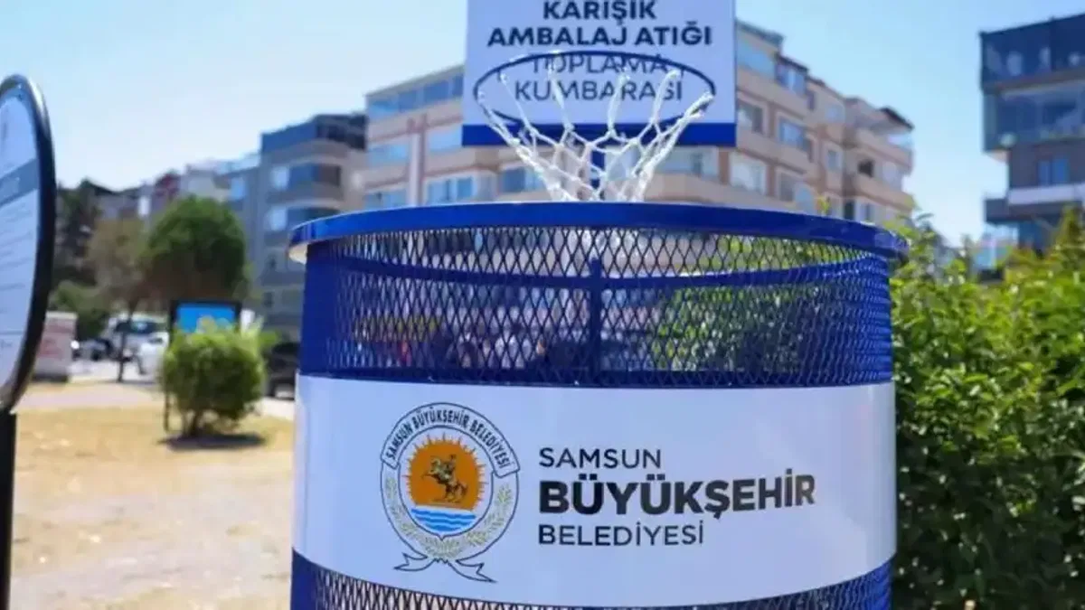 Samsun’da Adnan Menderes Bulvarı’nda sıfır atık dönüşümü