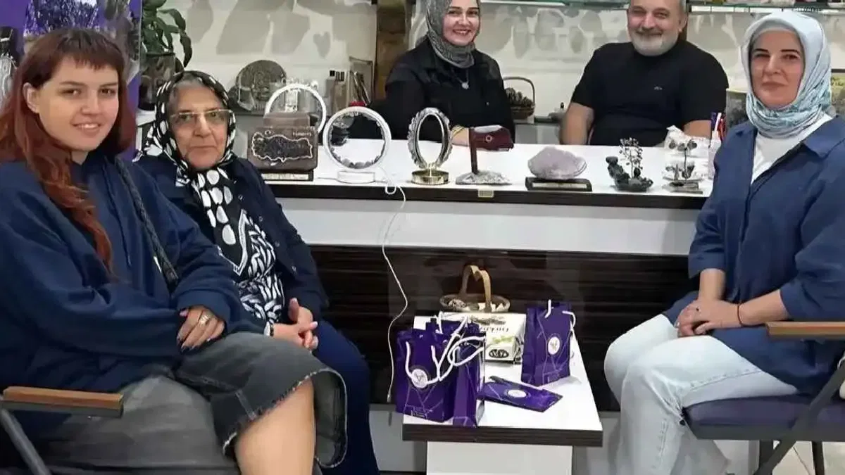 Yozgat Aydıncık’ta doğal taşlara yoğun ilgi