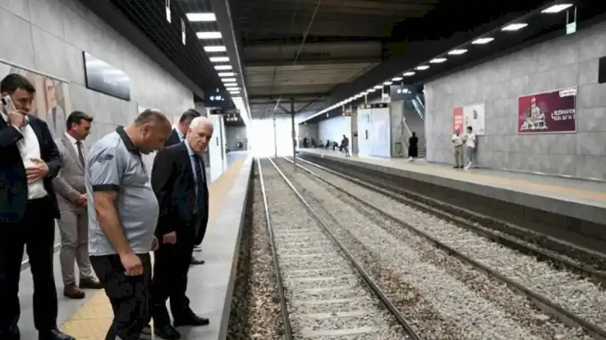 Bursa'da seferlerin normale döndüğü Odunluk İstasyonu’na ziyaret