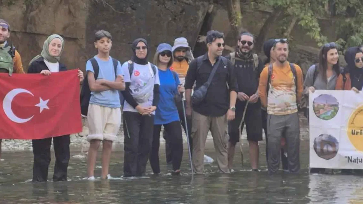 Şanlıurfa’dan 50 doğasever, Batman’da Zore Kanyonu’nda