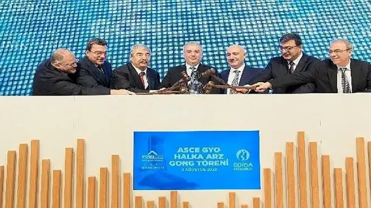 Borsa İstanbul'da Gong ASCE GYO İçin Çaldı