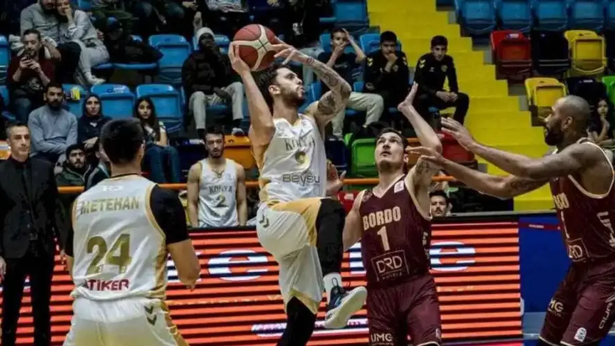 Konya, Bandırma Bordo Basketbol’a şans tanımadı