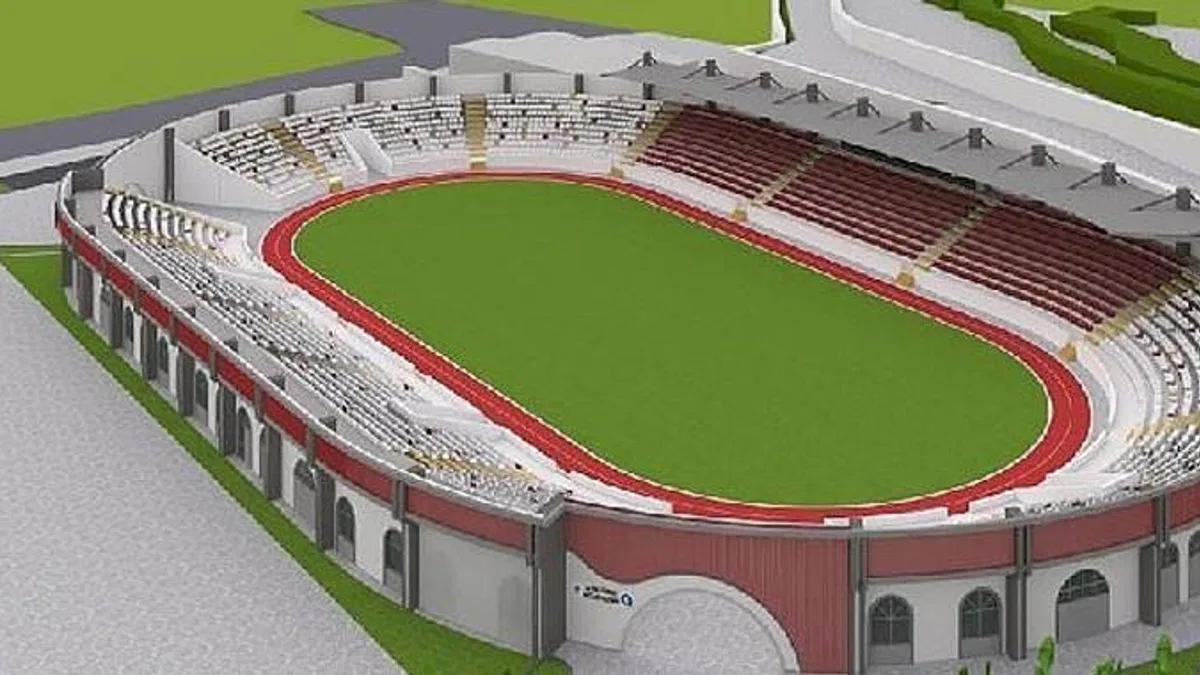 Kumluca Atatürk Stadyumu'nun temeli atılıyor