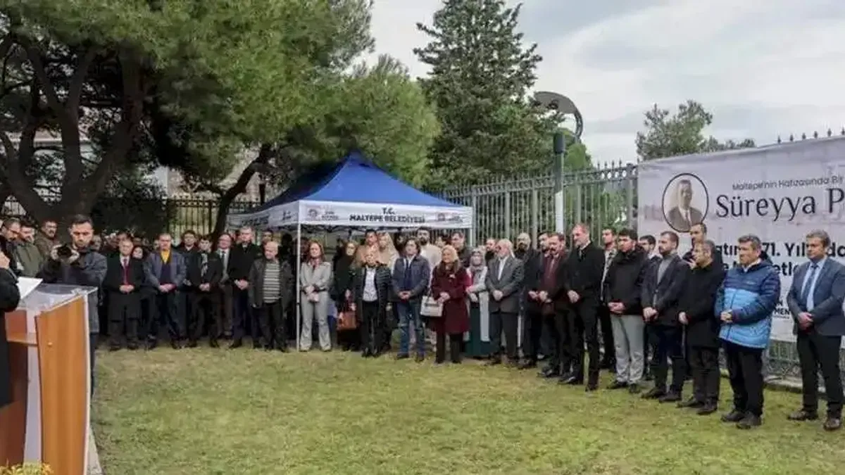 İstanbul Maltepe Belediyesi’nden Süreyya Paşa’ya anma töreni