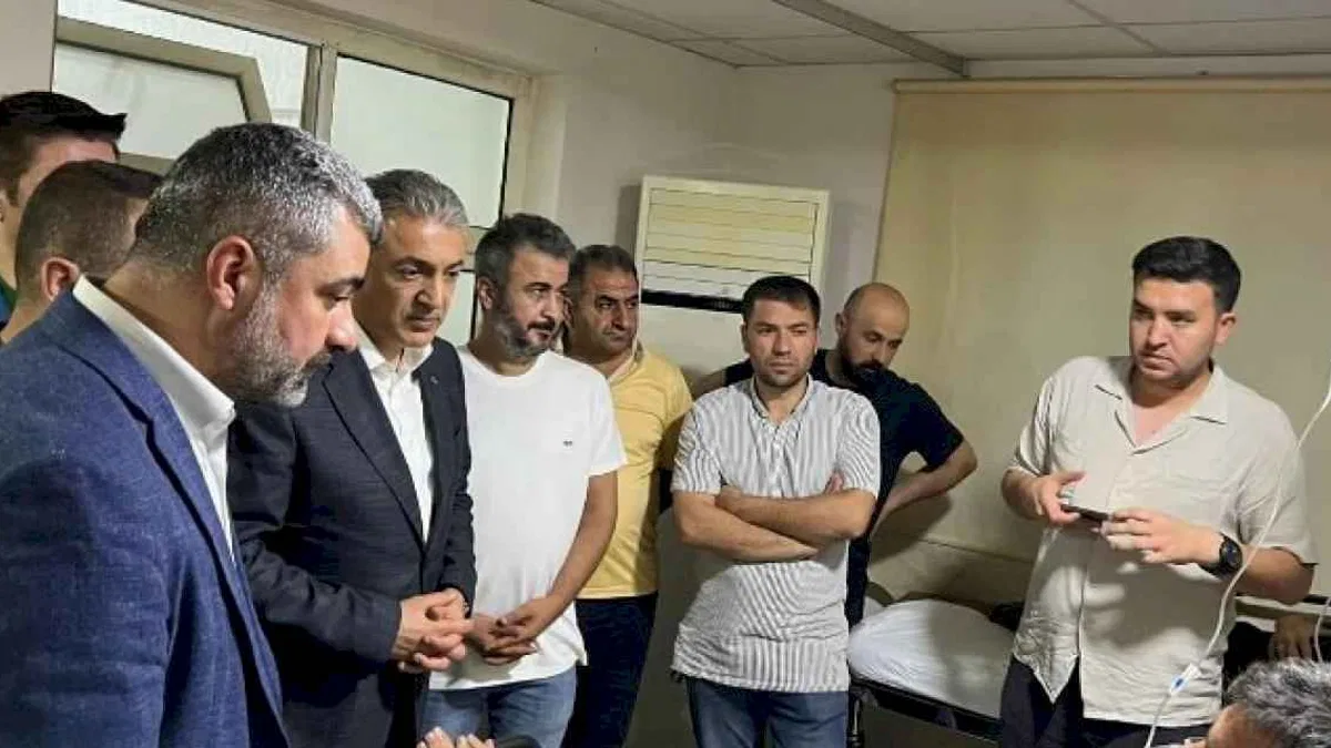 Vali Akkoyun yangında yaralananları ziyaret etti