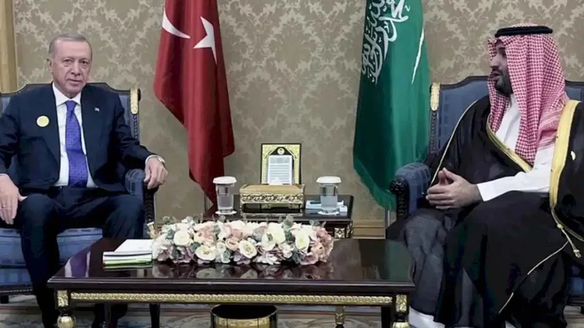 Cumhurbaşkanı Erdoğan, Suudi Arabistan Veliaht Prensi ile görüştü