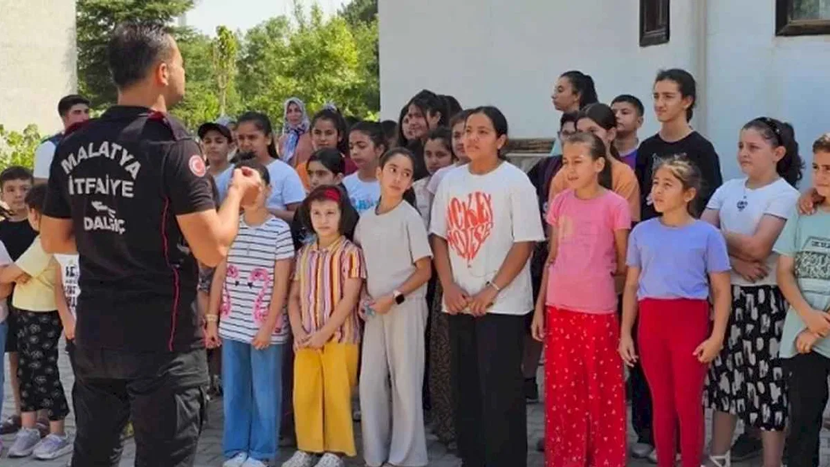 Malatya semt konaklarında deprem eğitimi
