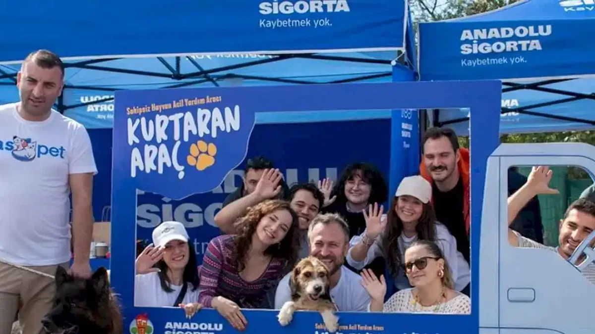 Anadolu Sigorta’nın Kurtaran Aracı, Dünya Hayvanları Koruma Günü Festivali’nde Tanıtıldı