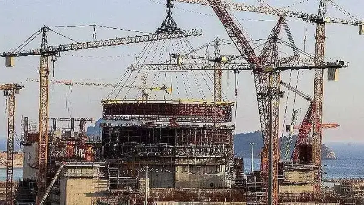 Akkuyu NGS'nin 2'nci Ünitesine İç Koruma Kabuğunun Beşinci Katmanı Kuruldu