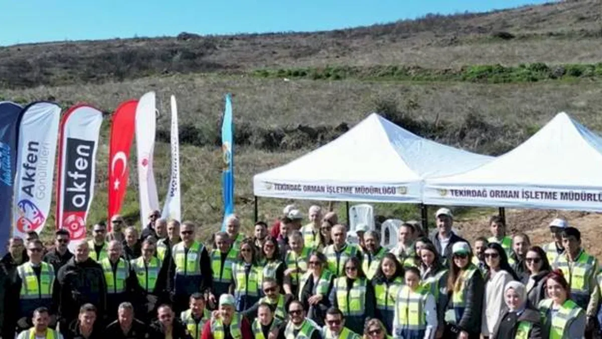 Tekirdağ Şarköy’ün Yanan Ormanları Akfen ile Yeniden Yeşerecek