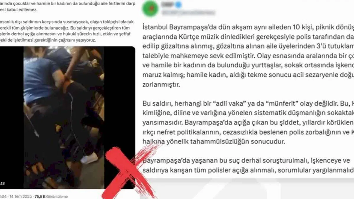 DMM: Bayrampaşa’daki iddialar gerçeği yansıtmıyor