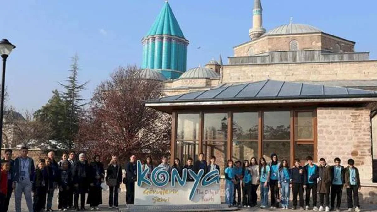 Konya’da öğrenciler tarihi kültürel mekanlarını keşfediyor