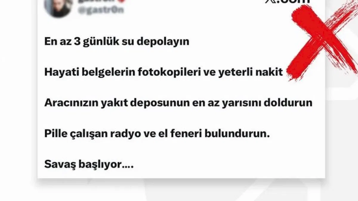 DMM'den ‘Savaş başlayacak’ iddialarına yalanlama