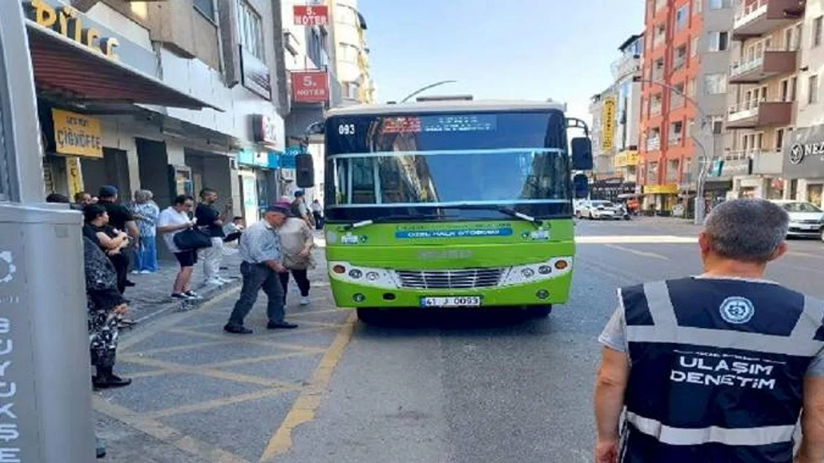 Kocaeli'den toplu taşıma araçlarına denetim