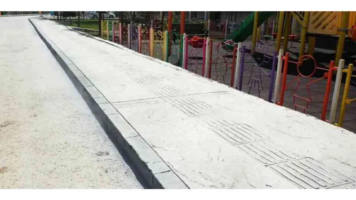 Ordu'da modern kaldırım çalışması