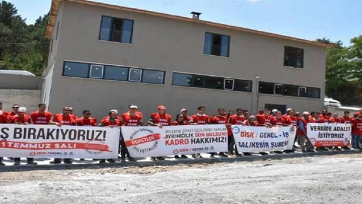 Genel-İş Balıkesir’de iş yavaşlattı