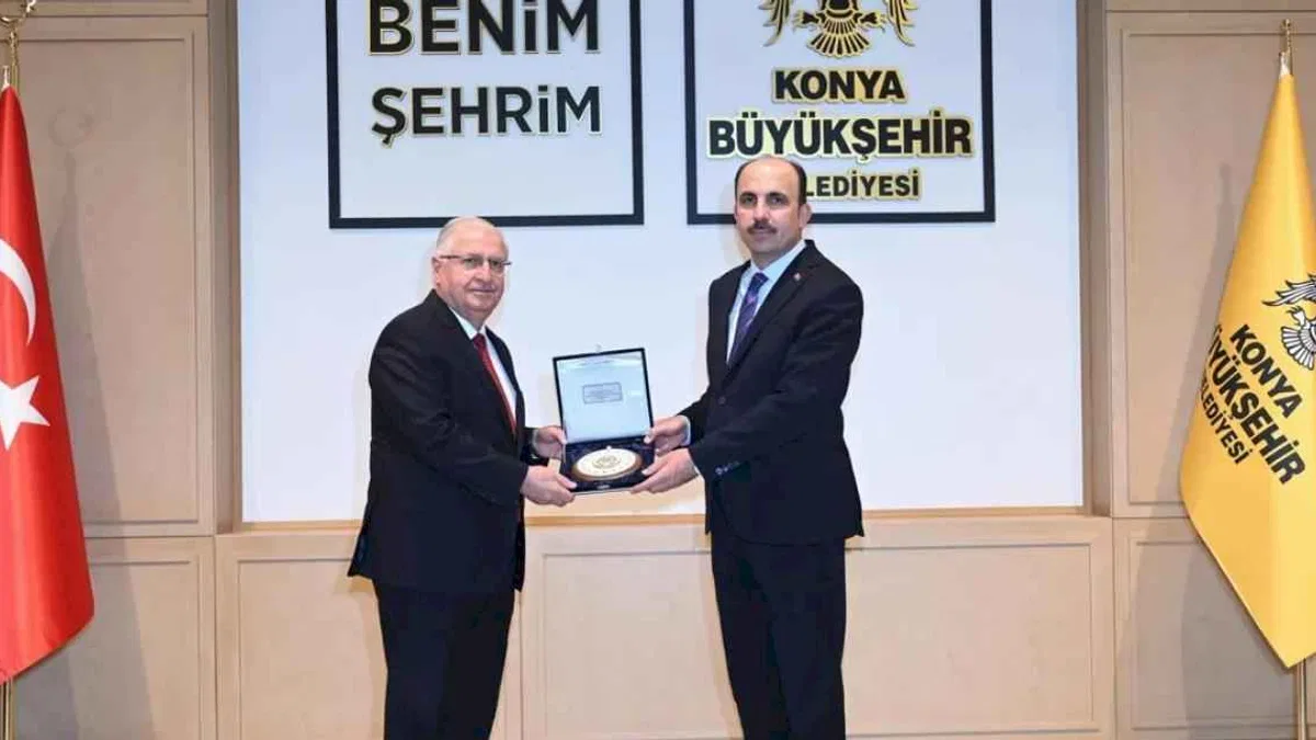 Konya'da Bakan Güler'den Başkan Altay'a ziyaret