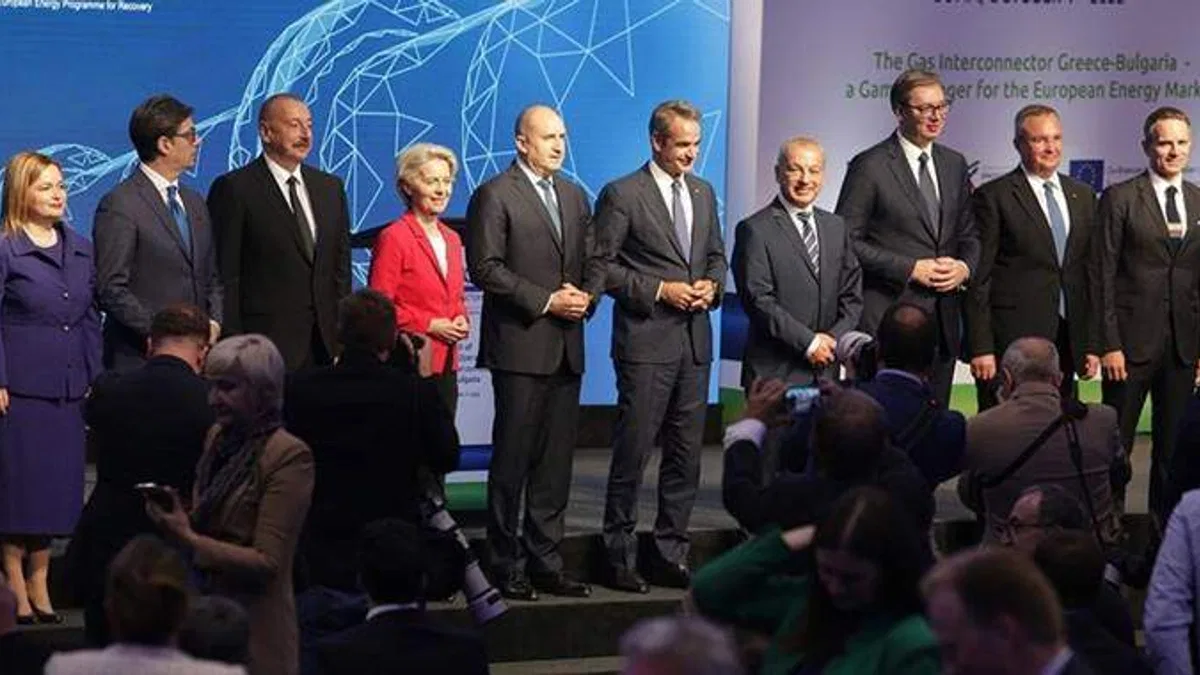 Bulgaristan ile Yunanistan arasında Azer doğal gaz aktarım bağlantısı hizmete girdi