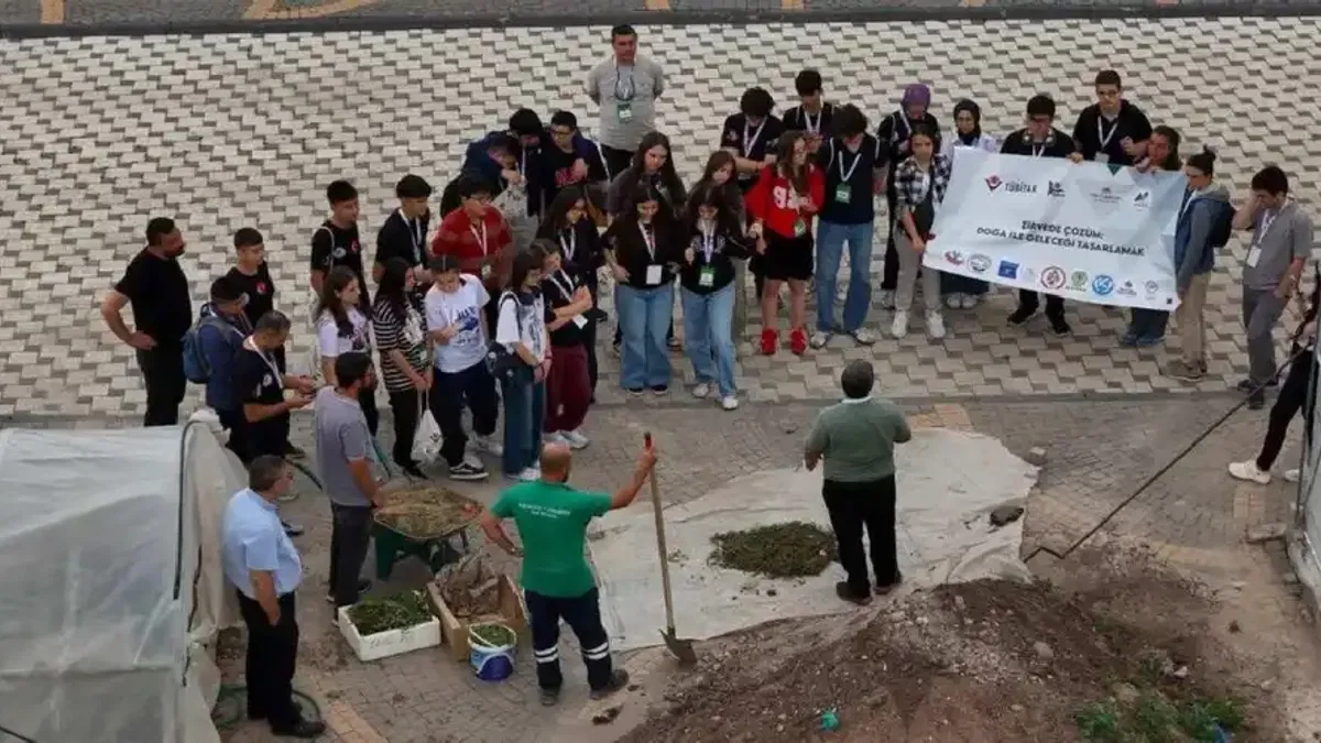 Kayseri Doğal Ürün Bahçesi'ne öğrenci akını