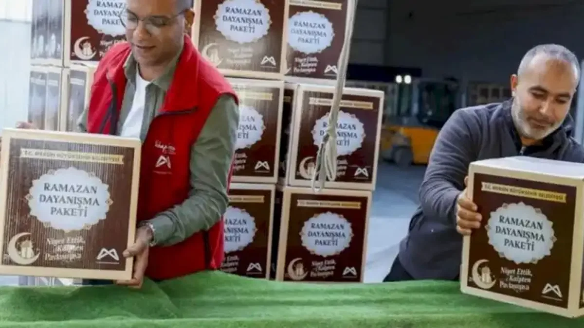 Mersin Büyükşehir’den Ramazan dayanışması